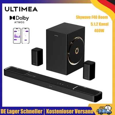 5.1.2 Dolby Atmos Soundbar mit Subwoofer & Surround Lautsprechern, BT 5.4 | F40 - Bild 1 von 4