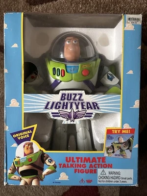 Toy Story Buzz Lightyear 1995 Thinkway Original Boxed Action Figure 62809 NIB - Image 1 of 4
