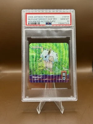 PSA 10  Pokemon Shiftry Nuzleaf Advanced Action Flipz Card 2006 #AF09 POP 2 - Image 1 of 4