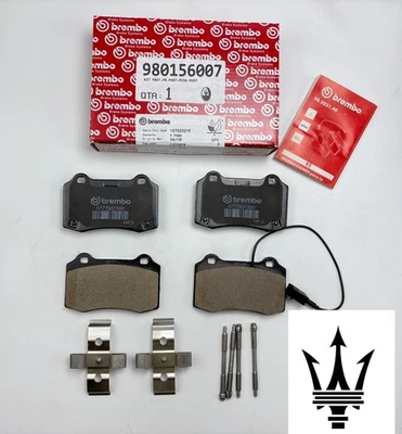 PASTILLAS DE FRENO TRASERAS CON SENSORES OEM MASERATI GHIBLI QUATTROPORTE 980156007 Foto 1 de 4