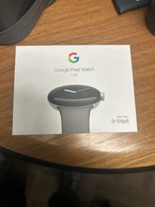 Google Pixel Watch 41mm Polished Silver Stainless Steel Case with Charcoal... - Zdjęcie 1 z 3