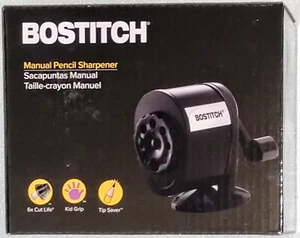 BOSTITCH All Metal Manual Pencil Sharpener Kid Grip Tip Saver Die Cast Base - Picture 1 of 6