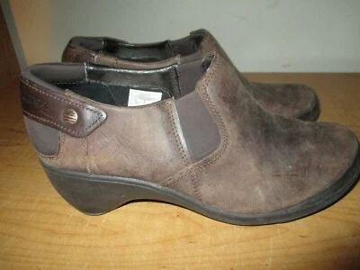 Zuecos Merrell para mujer Veranda Moc Butter Ron cuero marrón talla 7,5 envío rápido Foto 1 de 4