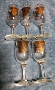 Set of 5 West Point United States Military Academy USMA 1991 Wine Glasses - Picture 1 of 8