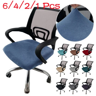 6 / 4Pccs Universal Split Office Chair Cover Von Pivot Der ① - Bild 1 von 4