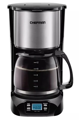 Chefman 12-Cup Programmable Coffee Maker, Electric Brewer, Auto Shut Off. New - Image 1 of 4