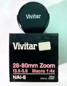 Vivitar 28-80mm/3.5-5.6 Interchangeable Macro 1.5x Lens for Nikon (BRAND NEW!) - Picture 1 of 2