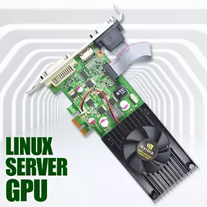 For x4 x8 x16 Linux server GPU GeFore GT210 GT 210 pcie x1 1G DDR3 VGA + DVI+HDM - Picture 1 of 15