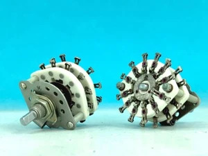 1  X Soviet Heavy Duty  CERAMIC 2-pole throw 11-position Rotary Switch 2P11T NEW - Picture 1 of 1