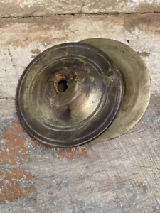 1700's ancient old bronze indian musical bhajan music plate - Picture 1 of 12