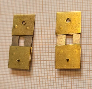 2 Stück Pendelfeder groß  Uhren Ersatzteil  Pendeluhr Regulator Wanduhr - Bild 1 von 12