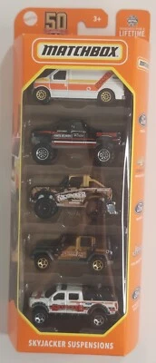Skyjacker Suspensions 50th Anniversary MATCHBOX 5-Pack car 2024 HVT69 F-350 more - Image 1 of 4