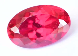 5.25 Ct Natural Mozambique Blood Red Ruby Certified Stunning Oval Gemstone - Picture 1 of 5