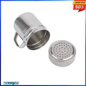 Stainless Steel Salt and Pepper Spice Bottle Shakers Seasoning Jar with Handle🔥 - Picture 1 of 24