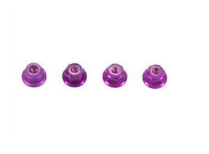 Redcat Racing 102049 Aluminum Nylon M4 Locknut, Purple (4pcs)  Part 102049 - Picture 1 of 1