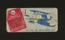 1940's R8-2 Peco Candy Cigarettes AIRPLANES -#28 Grumman JF1 Navy Utility Plane
