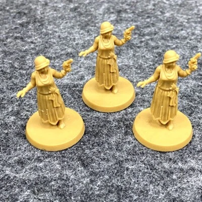 3PCS Investigator Miniatures Cthulhu Death May Die Board Game Figures TRPG Toys  - Image 1 of 4