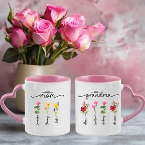 Mother's Day Mug Gift for Grandma | Mom to Grandma Keepsake Mug | Personalized - Picture 1 of 14