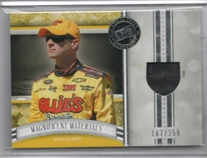 2012 Magnificent materials Dave Blaney Silver #'d 167/250 Race used Tire - Picture 1 of 2