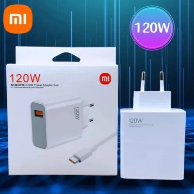 Caricabatterie Xiaomi 120W Turbo Fast Charge Adattatore per Redmi Note - Immagine 1 di 4