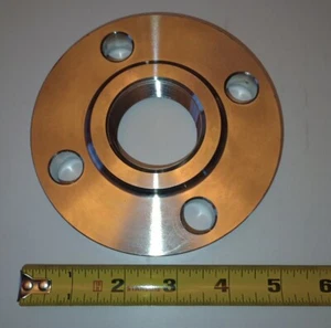 ENLIN 5" X 1.5" STAINLESS FLANGE  W/LIP , A/SA182 F316 150B16.5  1-1/2 GL1PR - Picture 1 of 6