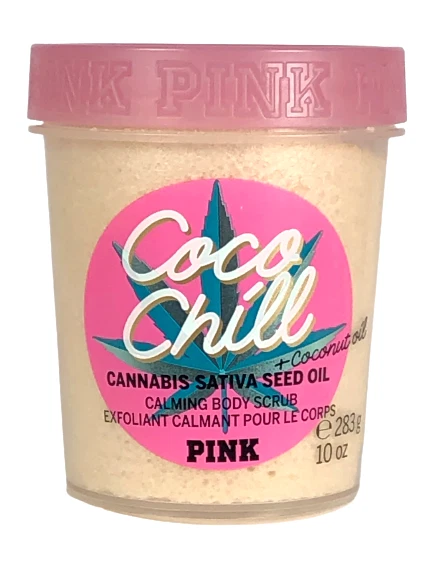 VICTORIA'S SECRET ROSA COCO CHILL EXFOLIANTE CORPORAL CALMANTE ACEITE DE COCO 10 OZ Foto 1 de 1
