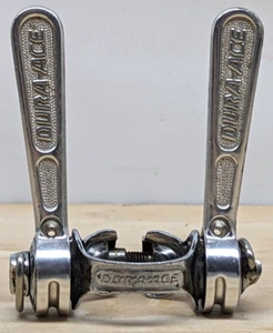 Vintage Dura Ace Shift Levers 1st Gen Stem/Down  Braze On Shifter Friction 1st - Picture 1 of 11