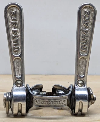 Vintage Dura Ace Shift Levers 1st Gen Stem/Down  Braze On Shifter Friction 1st - Image 1 of 4