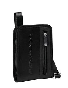 Piquadro PQ7 Negro Bolso Cartera/Bolso/Monedero CA1933PQ/N - Imagen 1 de 1