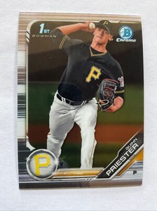 2019 Bowman Chrome Draft QUINN PRIESTER 1st Bowman RC Pittsburgh PIRATES #BDC-44