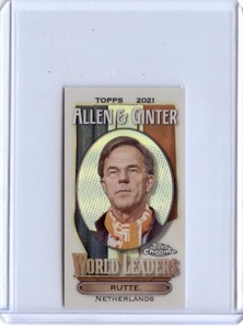 2021 Topps Allen and Ginter Chrome Mini World Leaders #MWL21 Mark Rutte