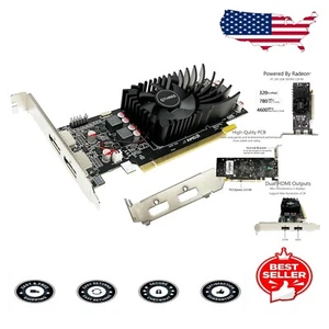 Low Profile R7 240 Graphics Card with 2GB Memory and Dual HDMI for Multitasking - Picture 1 of 9