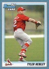 2010 Bowman Prospects Blue #BP4 Tyler Henley Cardinals NM-MT /520 
