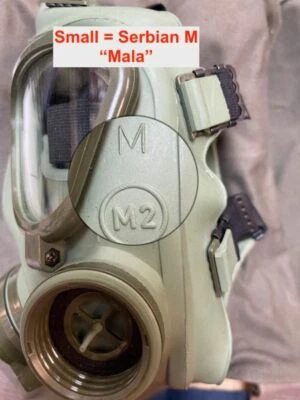 M-2 Serbian Gas Mask Military Surplus M2 Gas Mask | EUC - Image 1 of 4