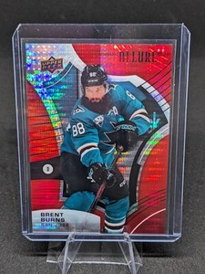 Brent Burns 2021-22 UD Allure Base Red Rainbow