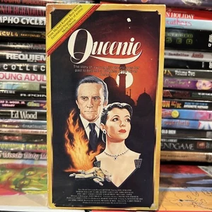 Queenie 1987 VHS Tested Kirk Douglas Mia Sara TV Merle Oberon Inspired Biopic - Picture 1 of 14