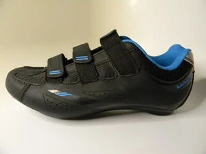 New Mens Tommaso Black\Blue Cycling Shoes Size 10.5 (EU 42) - Picture 1 of 10