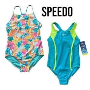 Speedo Youth Girls 1 Piece Swimsuit - Picture 1 of 9