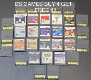 Original Nintendo DS 3DS Games Video Games Buy 4 Get 1 FREE Tested Working - Picture 1 of 202