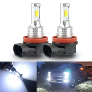 H11 LED Headlight Super Bright Bulbs Kit 8000K White 330000LM High/Low Beam - Picture 1 of 8