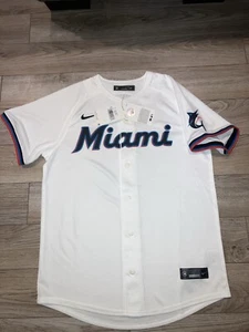 Miami Marlins MLB Baseball Nike Premier Jersey Youth Large L 14-16 NEW - Picture 1 of 5