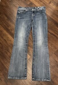 MISS ME BOOT JEANS  DISTRESSED WOMEN SIZE 30 JP5800BV