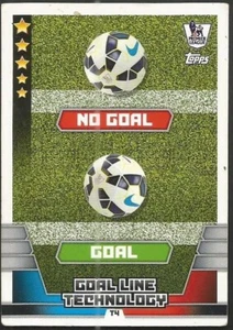 TOPPS MATCH ATTAX EXTRA 2014-15- #T4-NO GOAL / GOAL-GOAL LINE TECHNOLOGY - Picture 1 of 1