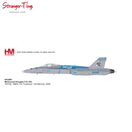 HOBBY MASTERS 1/72 MCDONNELL DOUGLAS F/A-18C 163702, VMFA-112 "COWBOYS — 第 1/1 张图片