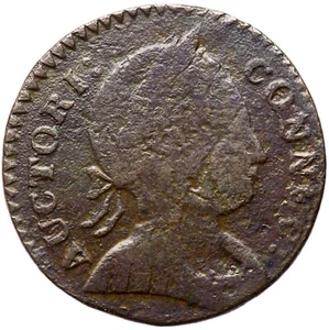1786 M 3-D.1 R-5 Scholar's Head Connecticut Colonial Copper Coin - Picture 1 of 2