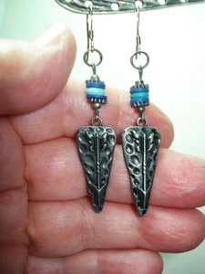 2 1/2" Drop Dangle Southwestern Style Arrow on Arrowhead and Bead Stack Earrings - Picture 1 of 4