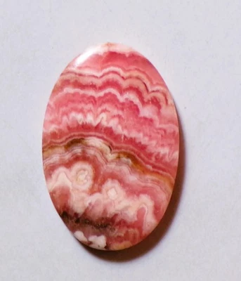 42.85 Cts Natural Rhodochrosite Cabochon Loose Gemstone 34.4X23X4.6MM 06 - Image 1 of 3