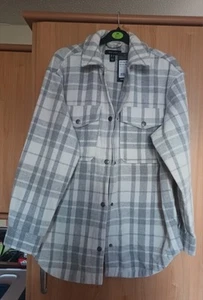 New Look grey checked fleece shirt sz 12 BNWT - Picture 1 of 1