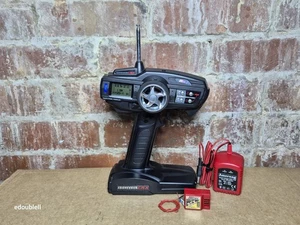  HiTEC Aggressor CRX RC Radio Transmitter & Receiver Set 3 Channel FM 40MHz  - Picture 1 of 24