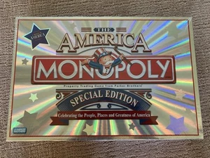 THE AMERICA MONOPOLY SPECIAL EDITION BOARD GAME 2002 40798 NEW AND SEALED NIB - Bild 1 von 6
